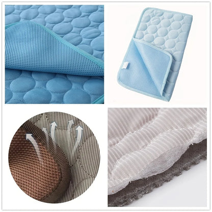 CoolPaws Chill Mat – Self-Cooling Pet Mat | Washable Summer Cooling Pad | Breathable Ice Blanket for Dogs & Cats