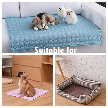CoolPaws Chill Mat – Self-Cooling Pet Mat | Washable Summer Cooling Pad | Breathable Ice Blanket for Dogs & Cats