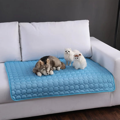 CoolPaws Chill Mat – Self-Cooling Pet Mat | Washable Summer Cooling Pad | Breathable Ice Blanket for Dogs & Cats