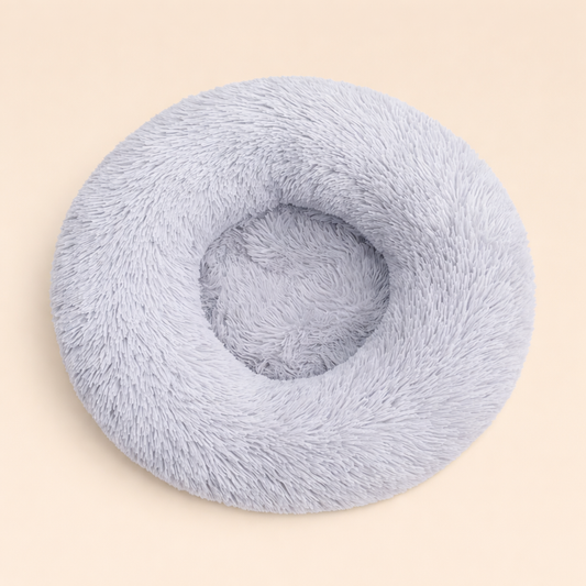 Calming Plush Dog & Cat Bed – Ultra Soft Washable Pet Bed (40–90cm) for Small, Medium & Large Pets
