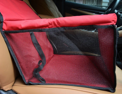 RoadPaws Travel Carrier – Foldable Dog Car Seat & Pet Carrier | Breathable Oxford Travel Bag | Secure Car Hammock for Small Dogs & Cats