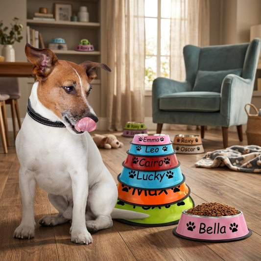 Personalized Pet Food Bowl