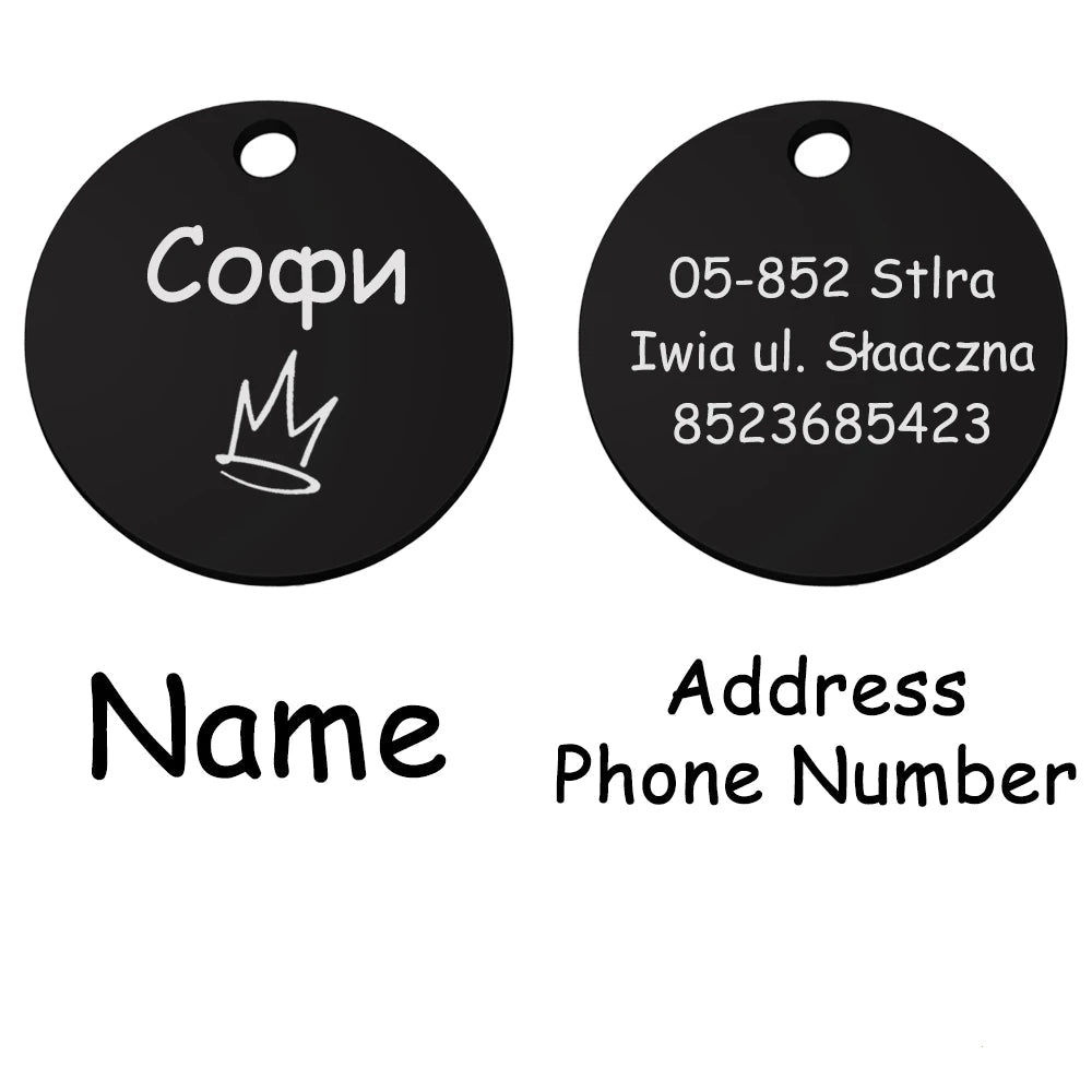 Personalized Dog Engraved Tag