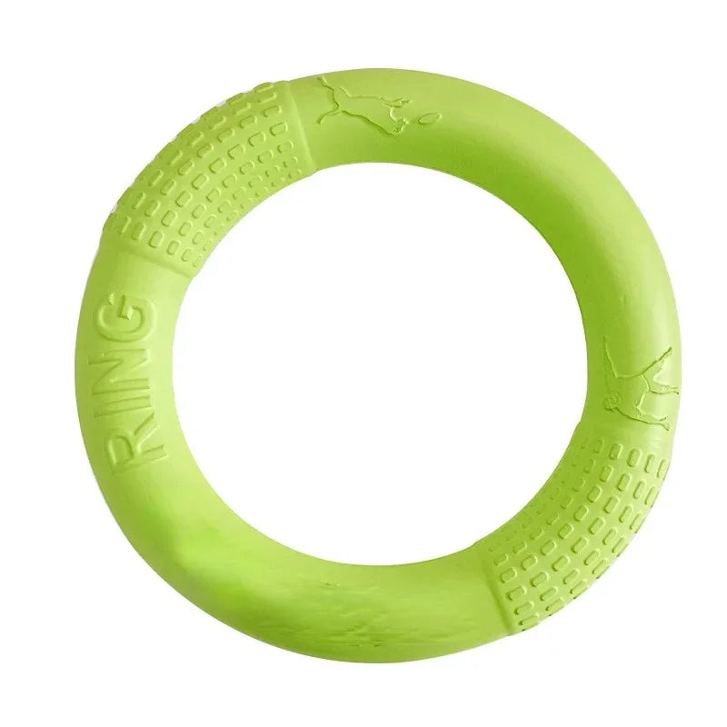 AeroFetch EVA Flying Ring – Floating Dog Frisbee Toy | Durable Bite-Resistant Training Disc | Interactive Outdoor Fetch Toy