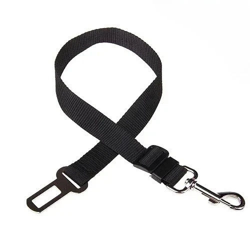 DriveGuard Adjustable Pet Car Safety Seat Belt – Secure Travel Harness Lead for Dogs & Cats