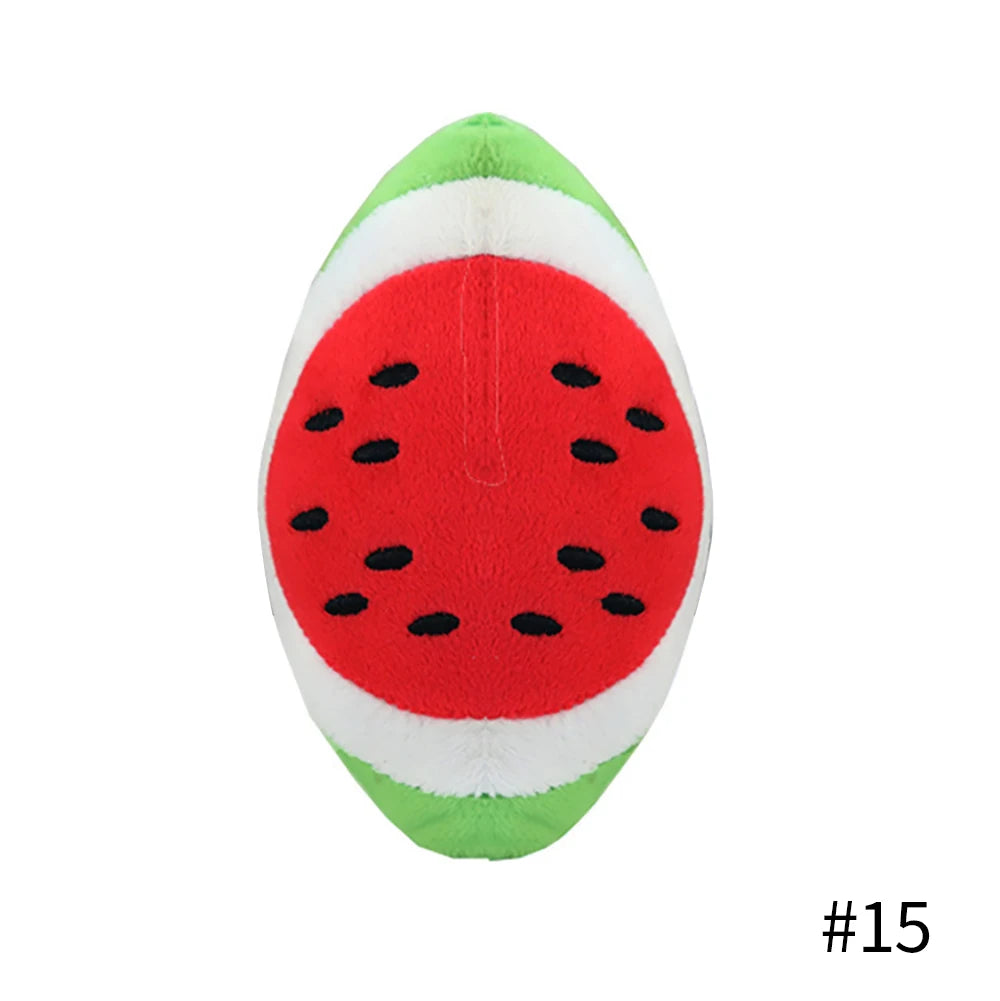 PlayPals Plush Squeaky Toy – Cute Fruit & Animal Dog Toy | Interactive Chew Toy | Soft Plush Squeaker for Dogs & Cats