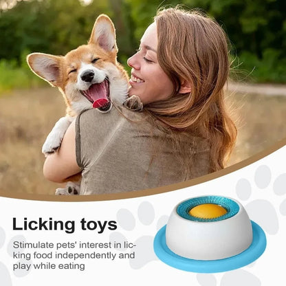 CalmiLick Slow Feeder Bowl – Interactive Dog & Cat Lick Toy | Anxiety Relief | Dental Care & Healthy Feeding