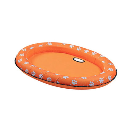 AquaLounge Foldable Dog Float – Portable Pet Pool Float | Soft Cooling PVC Floating Raft | Summer Water Lounger for Dogs