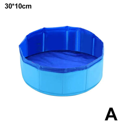 AquaPaws Foldable Pet Pool – Portable Dog & Cat Bath Pool | Collapsible PVC Swimming & Interactive Water Play Basin