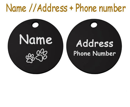 Personalized Dog Engraved Tag