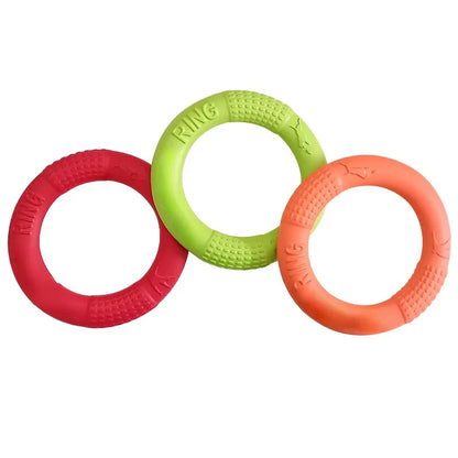 AeroFetch EVA Flying Ring – Floating Dog Frisbee Toy | Durable Bite-Resistant Training Disc | Interactive Outdoor Fetch Toy