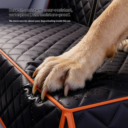 SafeRide Convertible Pet Car Seat – Waterproof Rear Seat Carrier | Portable Dog & Cat Travel Cushion | Wear-Resistant Car Seat Protector