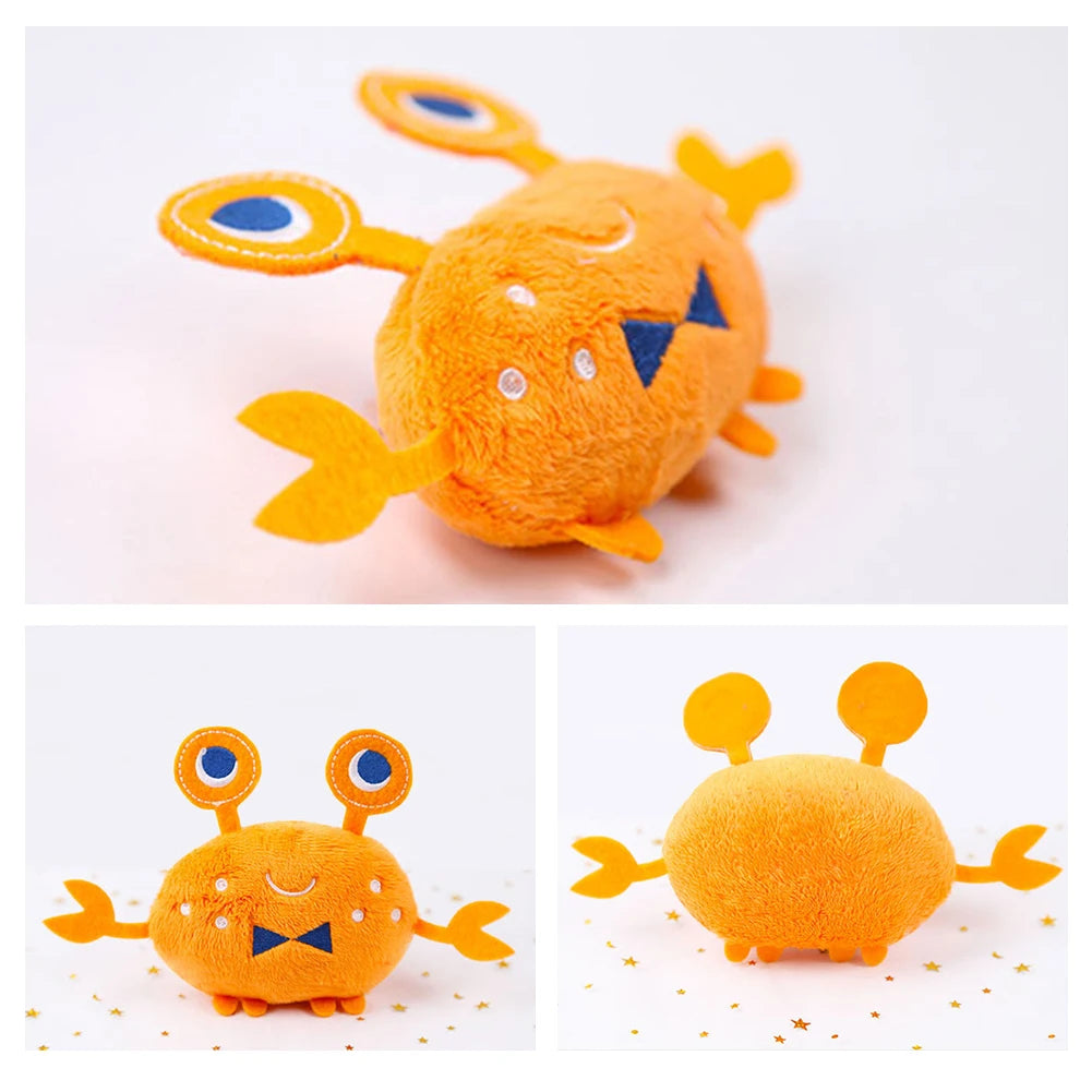 PlayPals Plush Squeaky Toy – Cute Fruit & Animal Dog Toy | Interactive Chew Toy | Soft Plush Squeaker for Dogs & Cats