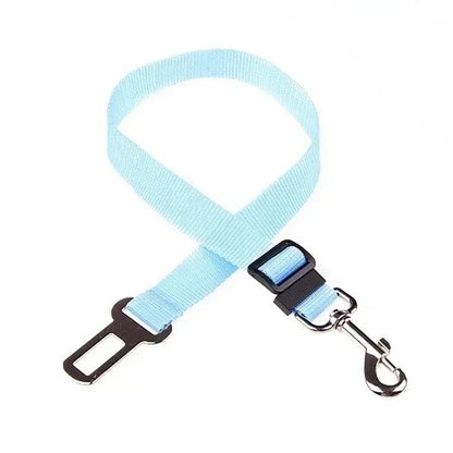 DriveGuard Adjustable Pet Car Safety Seat Belt – Secure Travel Harness Lead for Dogs & Cats