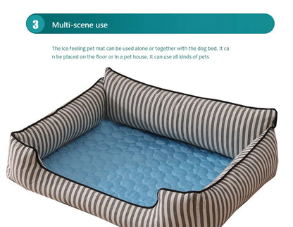 CoolPaws Chill Mat – Self-Cooling Pet Mat | Washable Summer Cooling Pad | Breathable Ice Blanket for Dogs & Cats