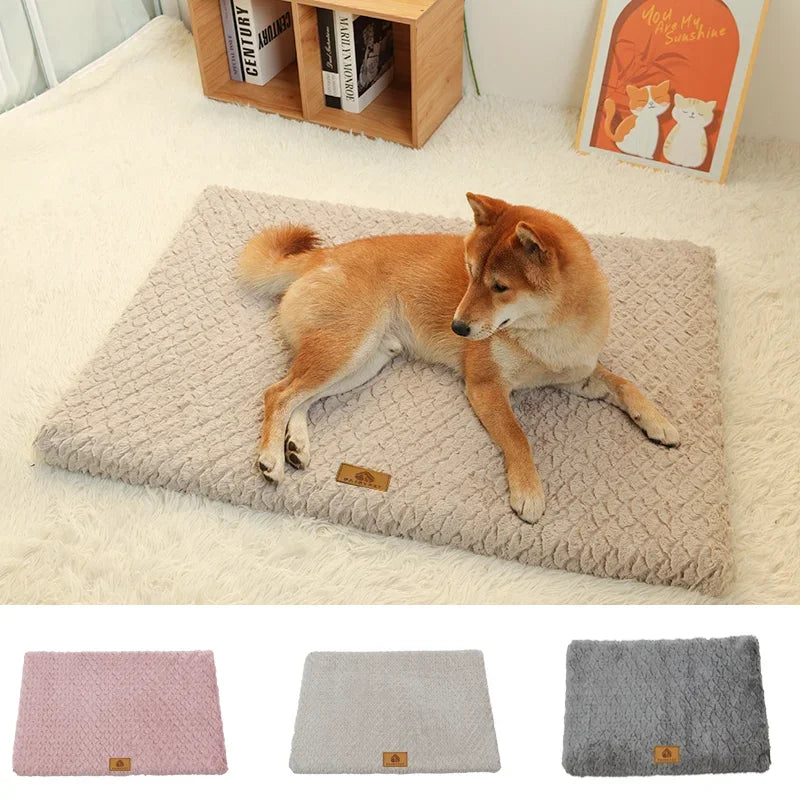 OrthoCloud Memory Pet Bed – Orthopaedic Foam Dog Mattress | Waterproof Faux Fur Crate Bed | Washable Anti-Slip Pet Cushion