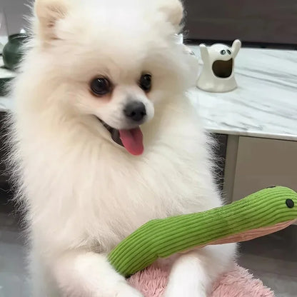 SlitherSnug Plush Snake Toy – Interactive Dog &amp; Cat Toy | Soft Fleece Chew & Kick Toy | Indoor Pet Enrichment