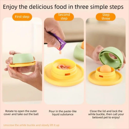CalmiLick Slow Feeder Bowl – Interactive Dog & Cat Lick Toy | Anxiety Relief | Dental Care & Healthy Feeding