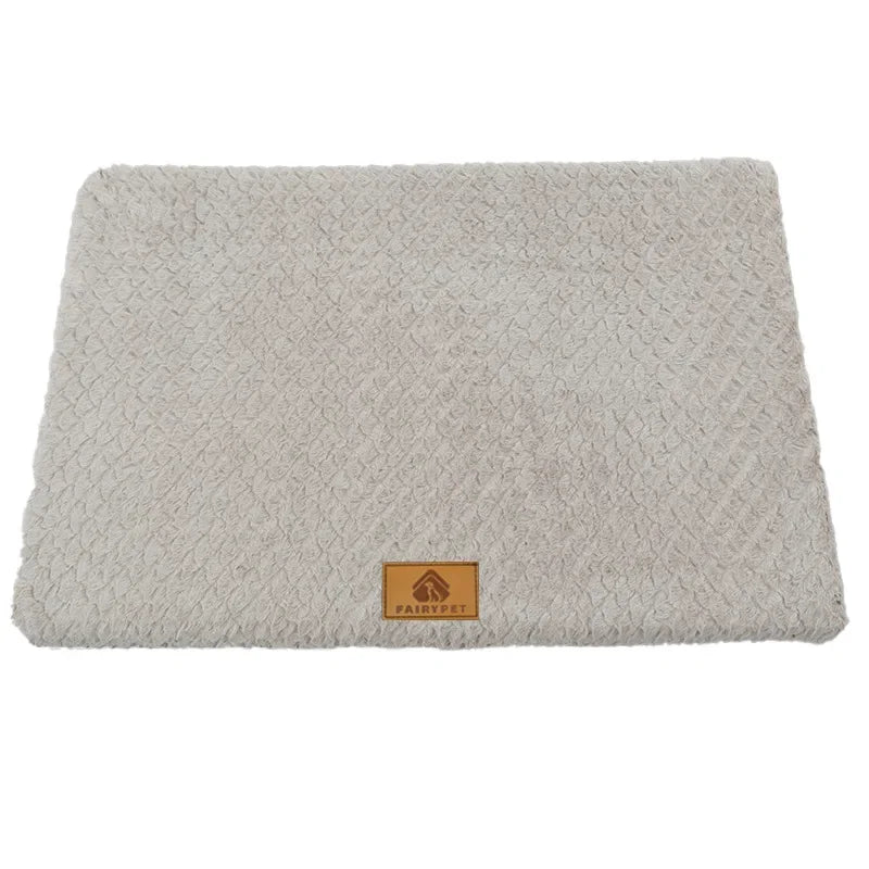 OrthoCloud Memory Pet Bed – Orthopaedic Foam Dog Mattress | Waterproof Faux Fur Crate Bed | Washable Anti-Slip Pet Cushion