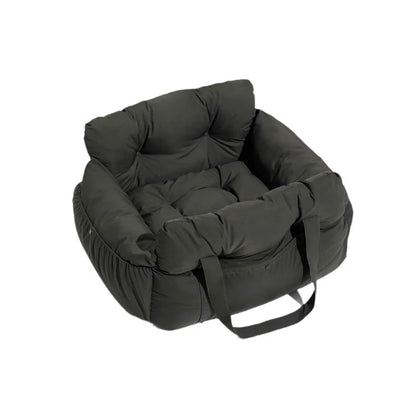 ComfortCruise Pet Car Seat Bed – Washable Dog Travel Bed | Breathable Booster Kennel | Secure Car Seat for Dogs & Cats