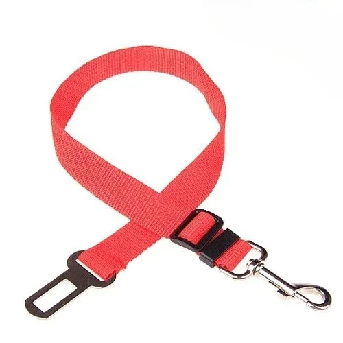DriveGuard Adjustable Pet Car Safety Seat Belt – Secure Travel Harness Lead for Dogs & Cats