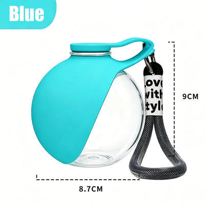 HydraPaw Travel Bottle – 2-in-1 Portable Water Bottle & Foldable Feeding Bowl for Dogs