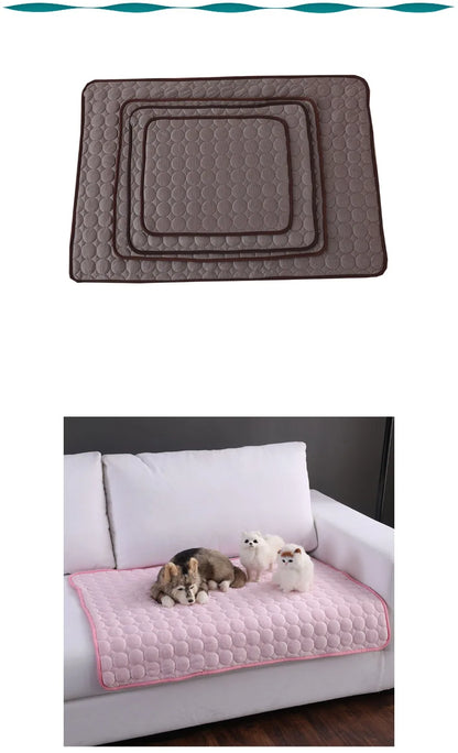 CoolPaws Chill Mat – Self-Cooling Pet Mat | Washable Summer Cooling Pad | Breathable Ice Blanket for Dogs & Cats