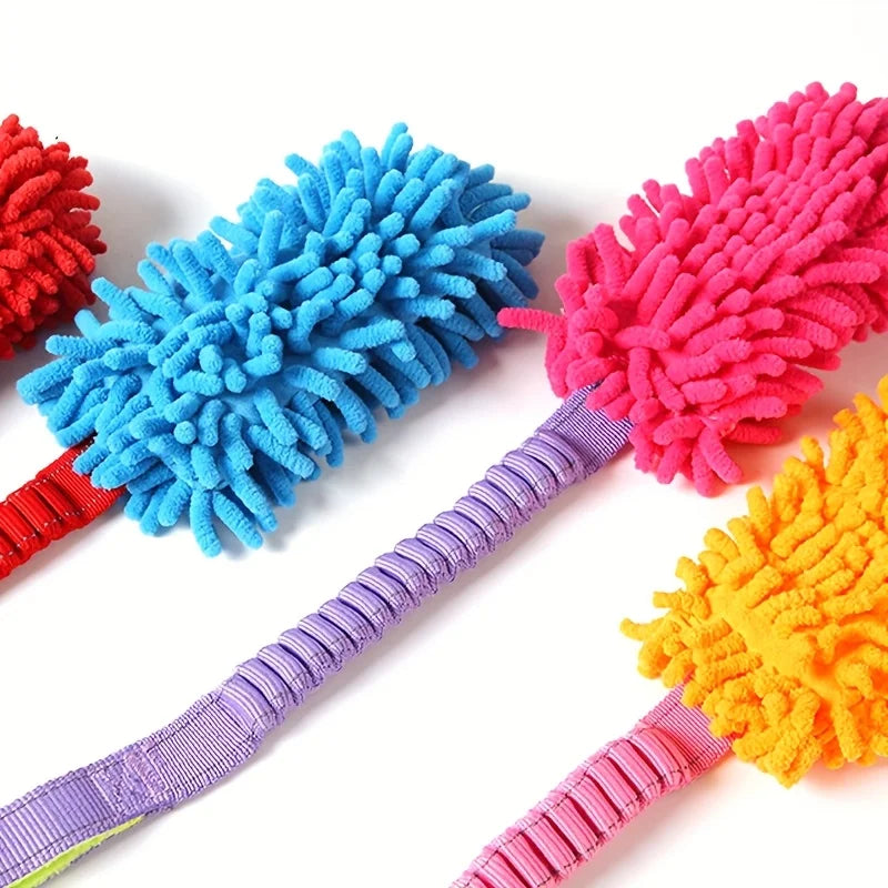 GripTug Dental Chew Toy – Durable Plush Rope Dog Toy | Interactive Tug & Teeth Cleaning Toy for Aggressive Chewers