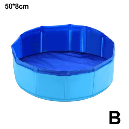 AquaPaws Foldable Pet Pool – Portable Dog & Cat Bath Pool | Collapsible PVC Swimming & Interactive Water Play Basin