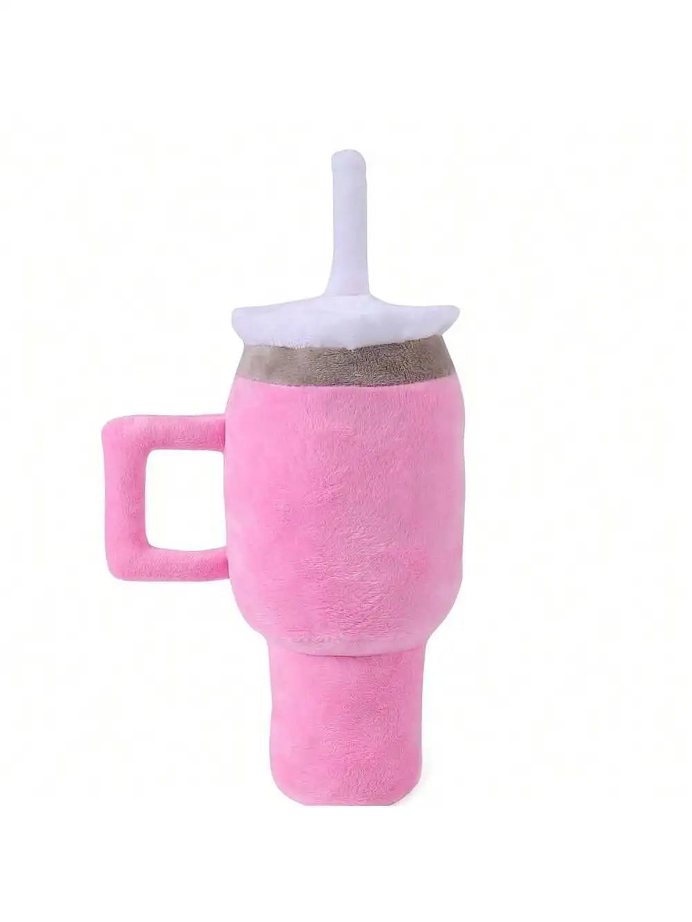 Sip & Squeak Plush Cup Toy – Interactive Dog Chew Toy | Soft Squeaky Teething Toy | Bite-Resistant Plush Toy for Puppies & Dogs