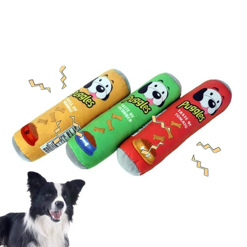 BoneBite Squeaky Plush Joint Toy – Soft Dog Chew Toy | Interactive Plush Squeaker | Bite-Resistant Molar Training Toy