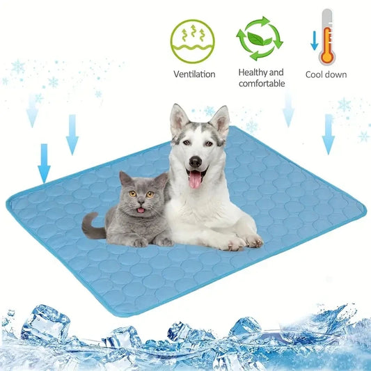 CoolPaws Chill Mat – Self-Cooling Pet Mat | Washable Summer Cooling Pad | Breathable Ice Blanket for Dogs & Cats