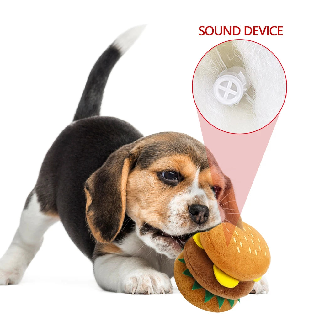 PlayPals Plush Squeaky Toy – Cute Fruit & Animal Dog Toy | Interactive Chew Toy | Soft Plush Squeaker for Dogs & Cats