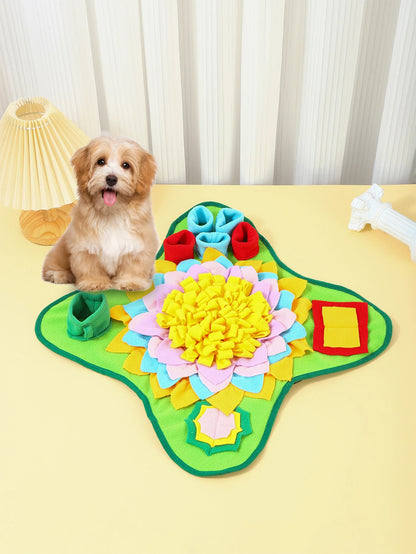 SniffComfort Enrichment Mat – Premium Dog Snuffle Mat | Interactive Slow Feeder | Soft Foraging Puzzle Toy