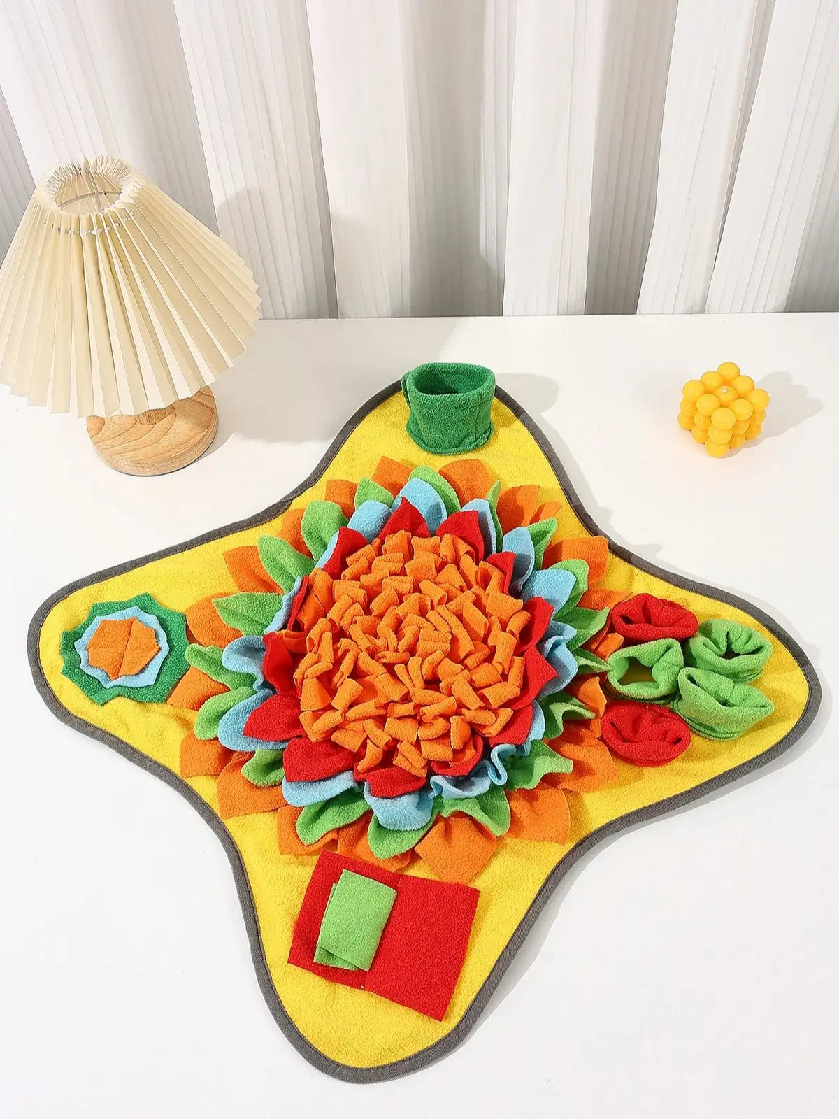 SniffComfort Enrichment Mat – Premium Dog Snuffle Mat | Interactive Slow Feeder | Soft Foraging Puzzle Toy