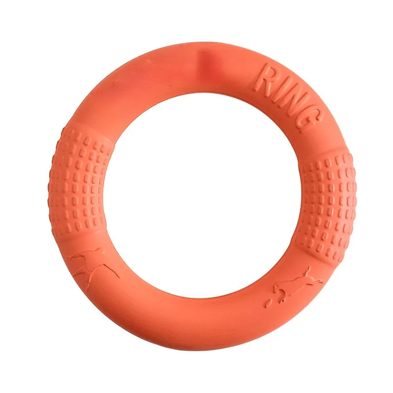 AeroFetch EVA Flying Ring – Floating Dog Frisbee Toy | Durable Bite-Resistant Training Disc | Interactive Outdoor Fetch Toy