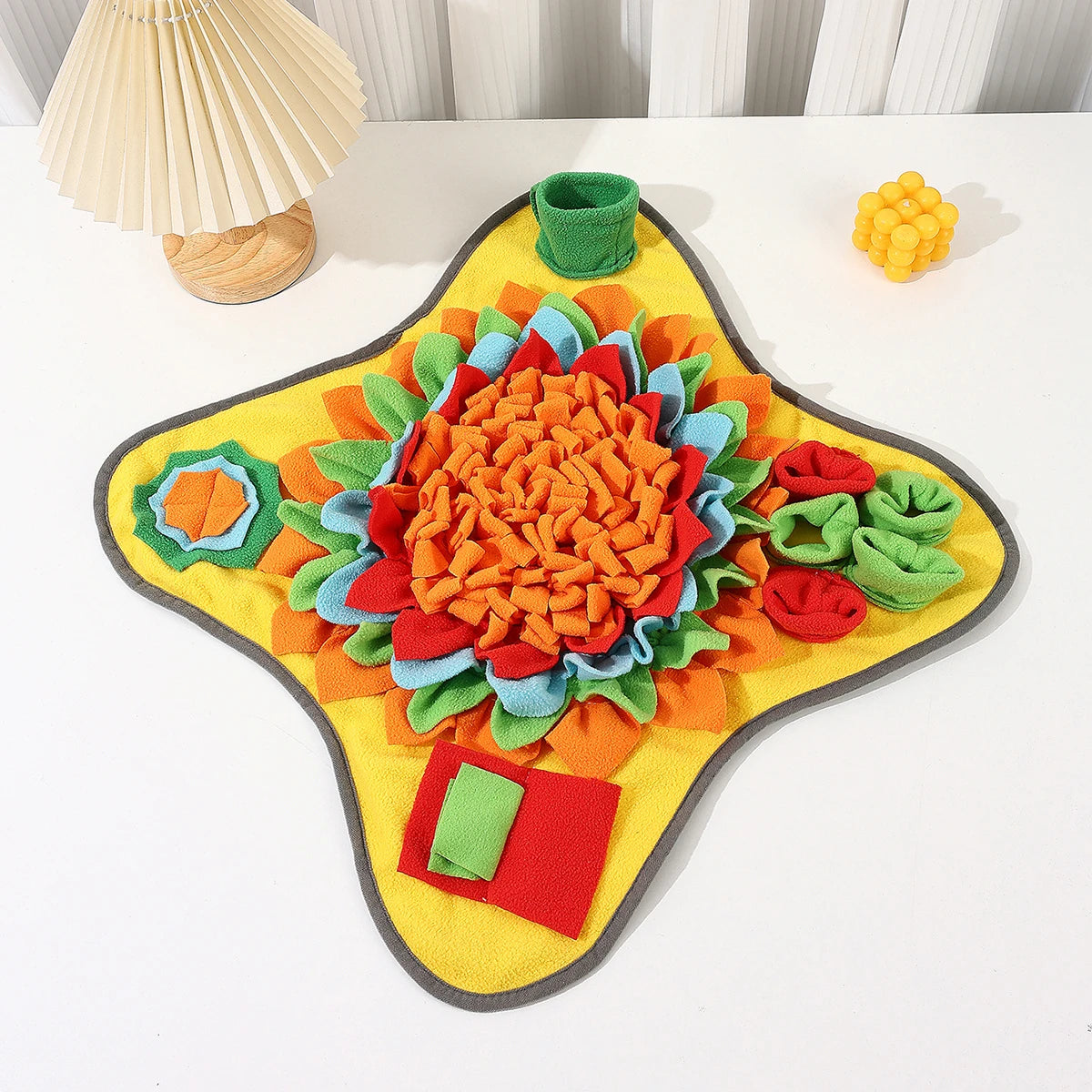 SniffComfort Enrichment Mat – Premium Dog Snuffle Mat | Interactive Slow Feeder | Soft Foraging Puzzle Toy