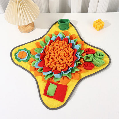 SniffComfort Enrichment Mat – Premium Dog Snuffle Mat | Interactive Slow Feeder | Soft Foraging Puzzle Toy