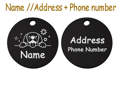 Personalized Dog Engraved Tag