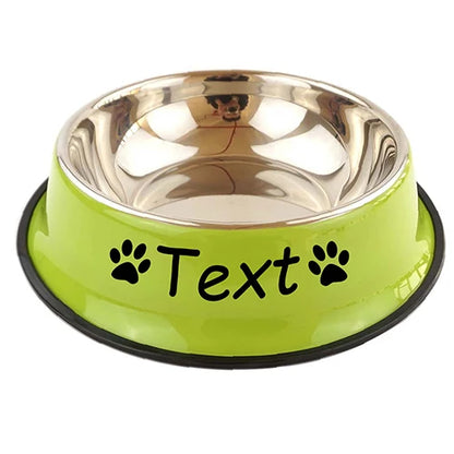 Personalized Pet Food Bowl
