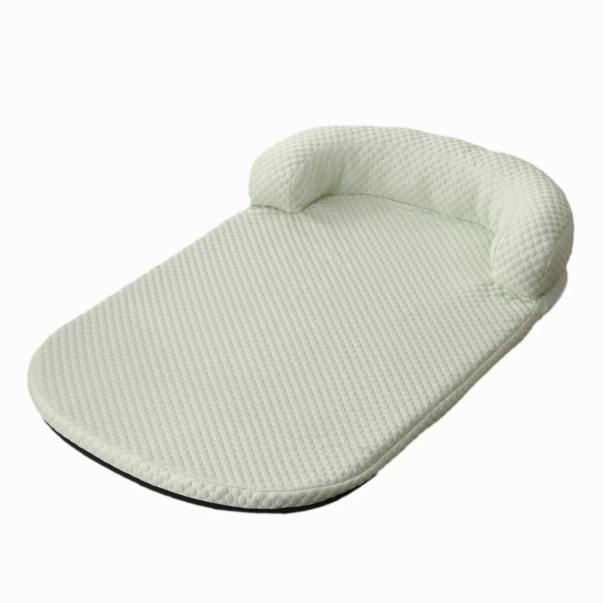 BreezeNest Cooling Pet Bed – Breathable Ice Silk Dog Mattress | Summer Washable Cushion with Pillow | Non-Slip Bed for Dogs & Cats