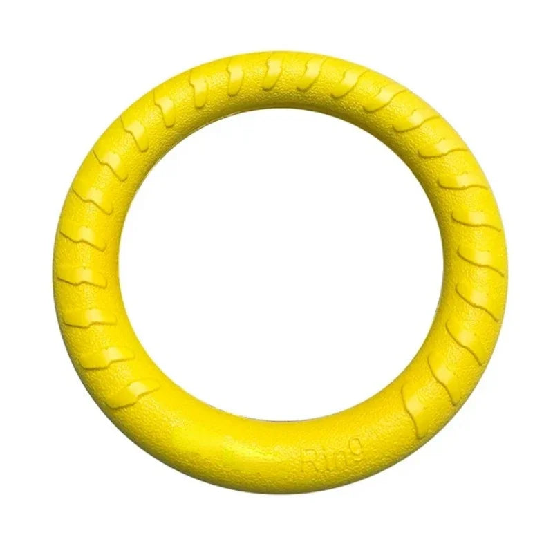 AeroFetch EVA Flying Ring – Floating Dog Frisbee Toy | Durable Bite-Resistant Training Disc | Interactive Outdoor Fetch Toy