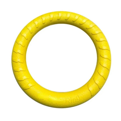 AeroFetch EVA Flying Ring – Floating Dog Frisbee Toy | Durable Bite-Resistant Training Disc | Interactive Outdoor Fetch Toy