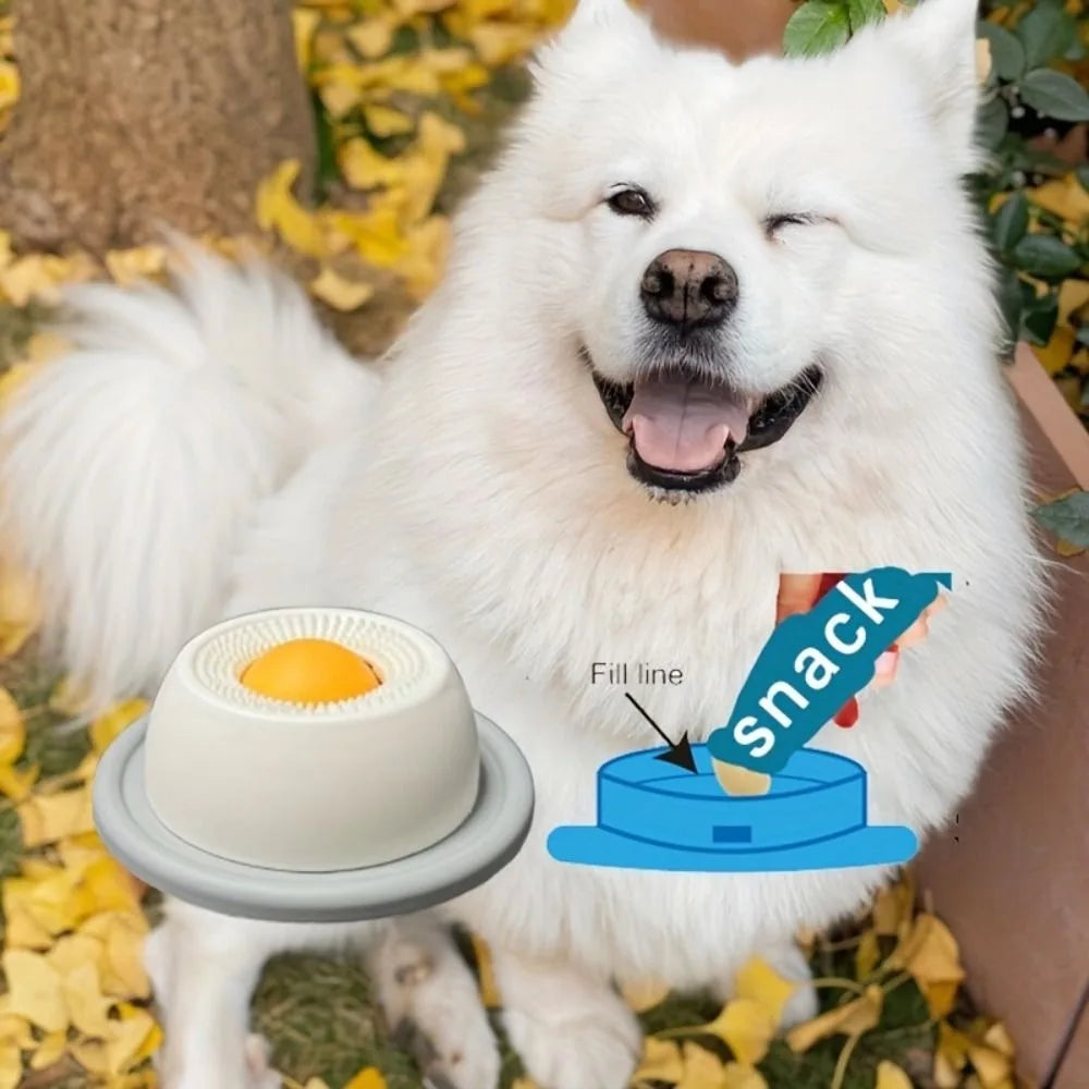 CalmiLick Slow Feeder Bowl – Interactive Dog & Cat Lick Toy | Anxiety Relief | Dental Care & Healthy Feeding