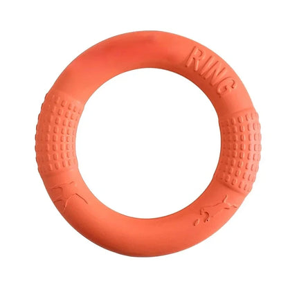 AeroFetch EVA Flying Ring – Floating Dog Frisbee Toy | Durable Bite-Resistant Training Disc | Interactive Outdoor Fetch Toy