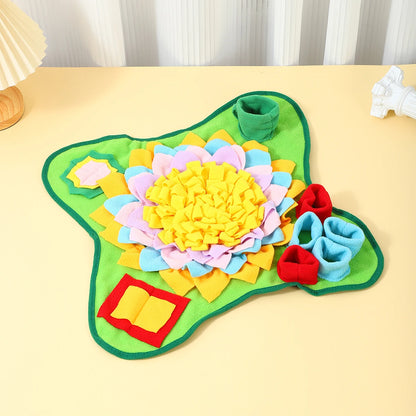 SniffComfort Enrichment Mat – Premium Dog Snuffle Mat | Interactive Slow Feeder | Soft Foraging Puzzle Toy