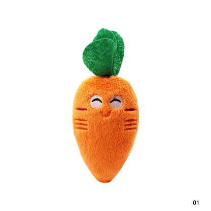 PlayPals Plush Squeaky Toy – Cute Fruit & Animal Dog Toy | Interactive Chew Toy | Soft Plush Squeaker for Dogs & Cats