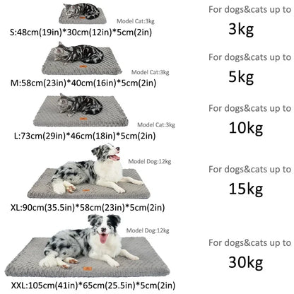 OrthoCloud Memory Pet Bed – Orthopaedic Foam Dog Mattress | Waterproof Faux Fur Crate Bed | Washable Anti-Slip Pet Cushion