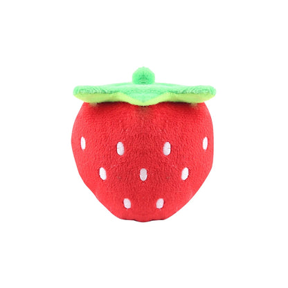 PlayPals Plush Squeaky Toy – Cute Fruit & Animal Dog Toy | Interactive Chew Toy | Soft Plush Squeaker for Dogs & Cats