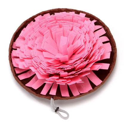 SniffNest Foraging Mat – Washable Felt Snuffle Mat | Interactive Slow Feeder | Dog Enrichment & Training Toy